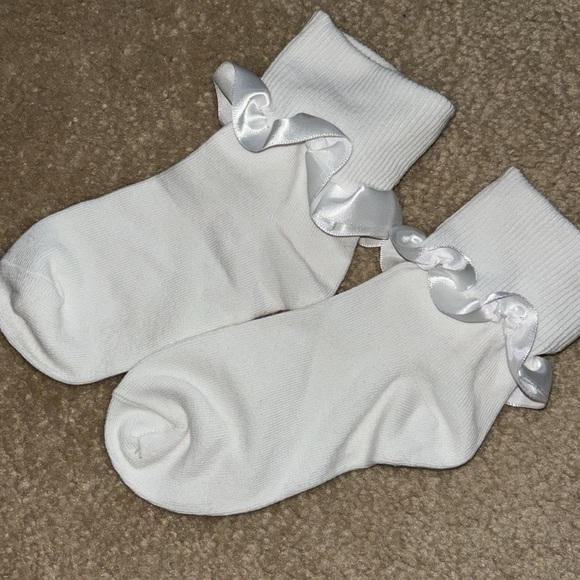 Swea’ Pea & Lilli white heels with socks - Picture 9 of 9